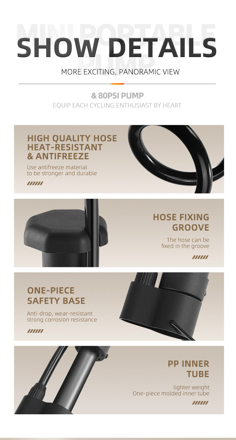 Mini Portable Bike Pump