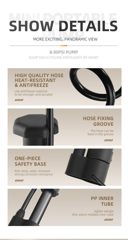 Mini Portable Bike Pump